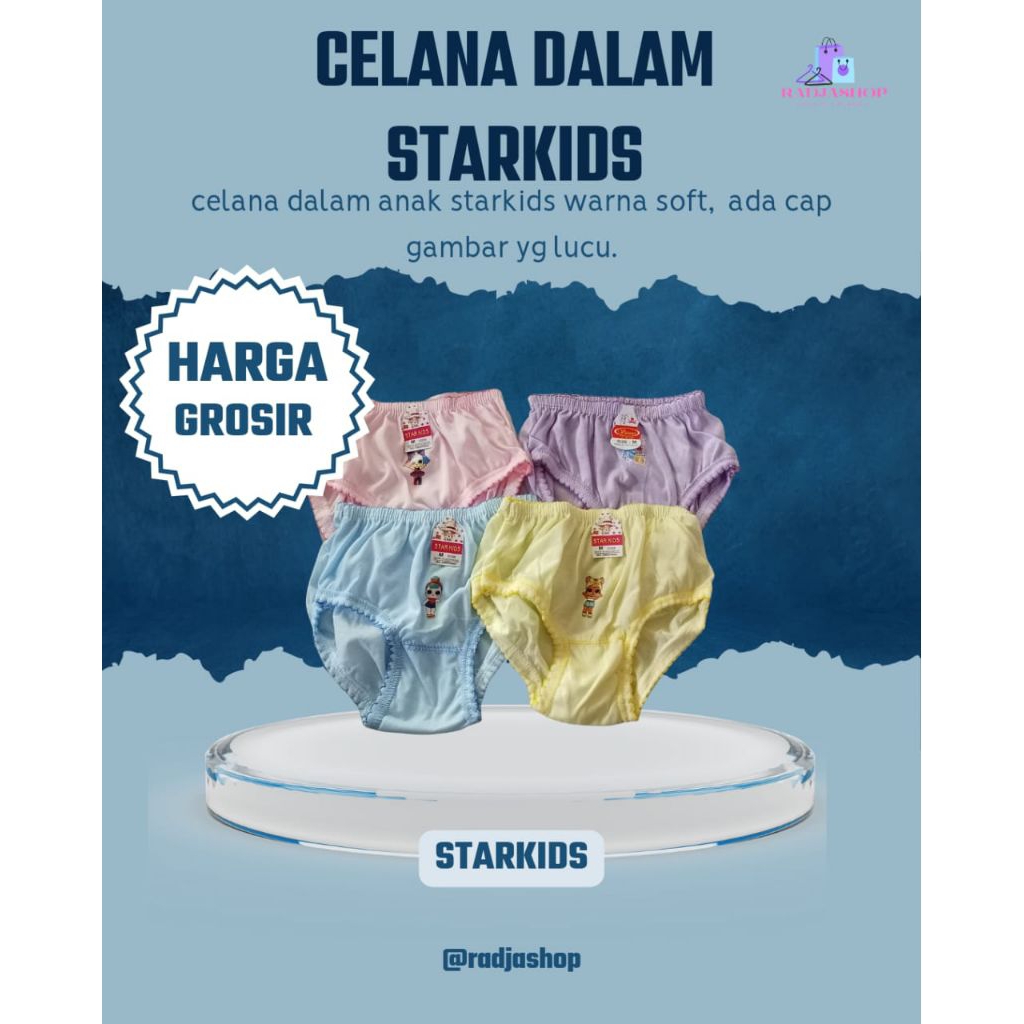 3 pcs Cd anak kotobuki size s sd xl , Cd Anak Perempuan Murah