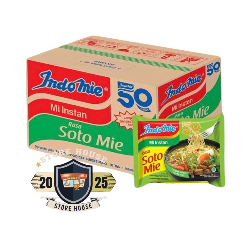 

Indomie Soto Mie Instan 70 g [40 Pcs/ 1 Karton]