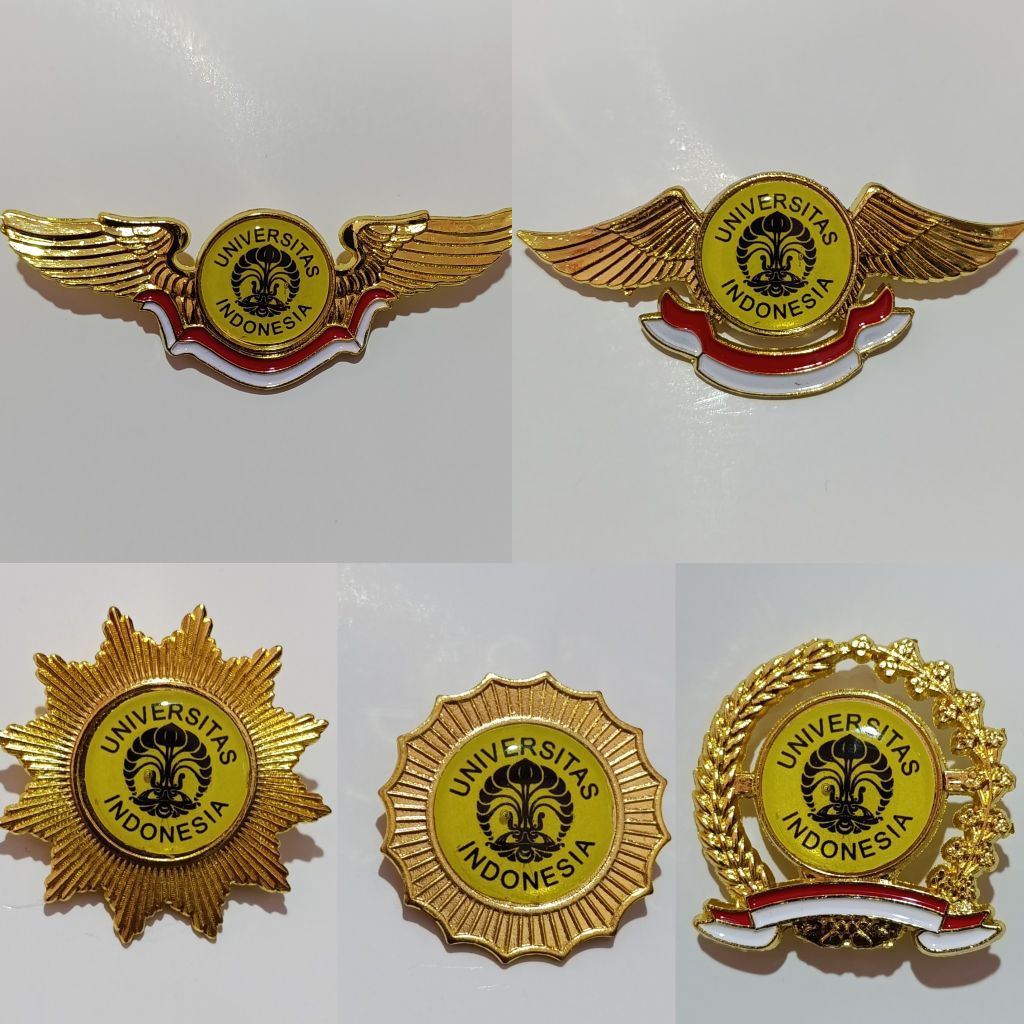 PIN MATAHARI LOGO UI / UNIVERSITAS INDONESIA