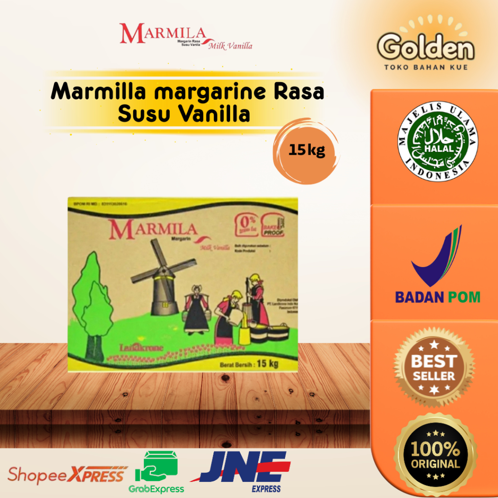 

Marmilla margarine Rasa Susu Vanilla 15 kg