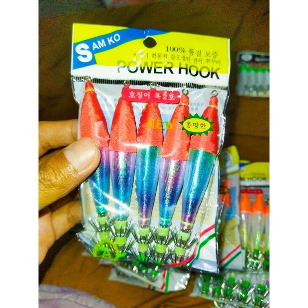 UMPAN CUMI APOLLO PELANGI SAMKO/PREMIUM HOOK - APOLO PELANGI