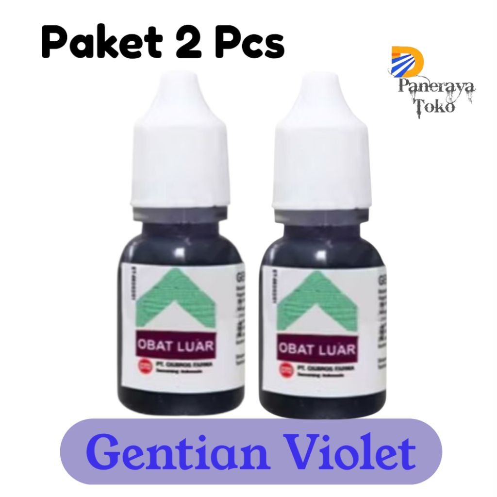 [2PCS] Gentian Violet 10ml - Obat Biru / Obat Sariawan PT CITO