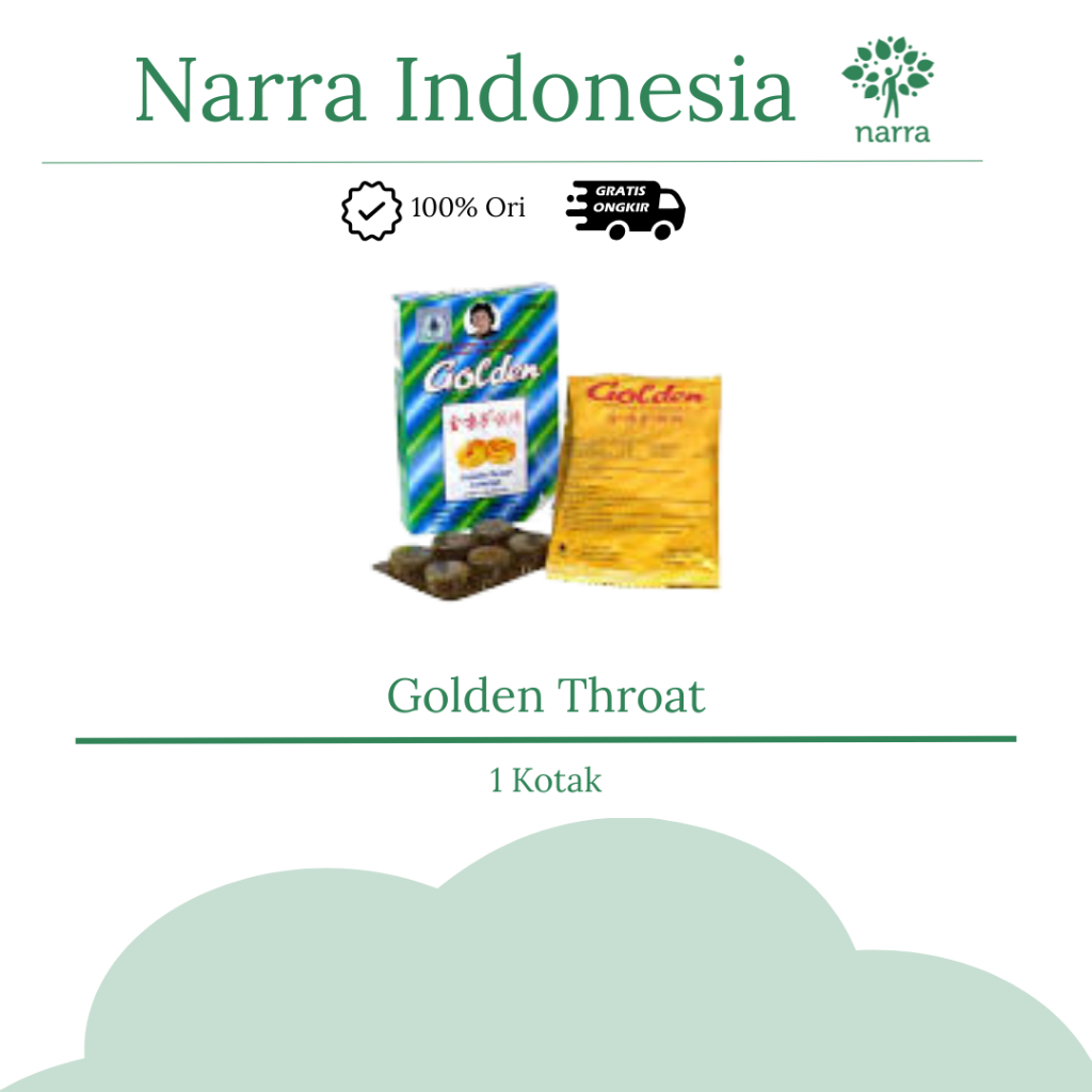 

Permen Golden Throat Loz / Panas Dalam / Permen Herbal / Lega Tenggorokan