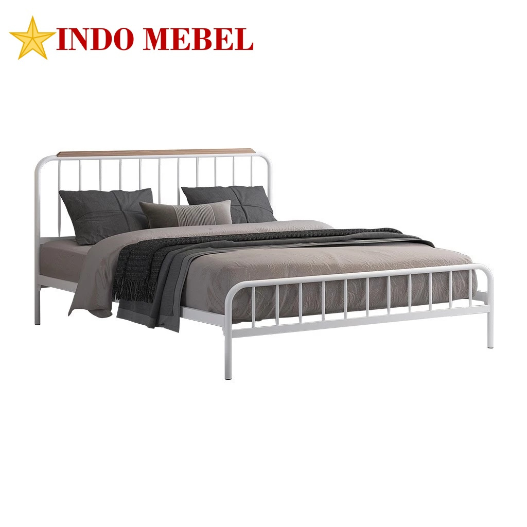 Ranjang Besi Tempat Tidur Marina Bed 160 x 200 / No. 2 (Tanpa Kasur) Promo Murah Ready Makassar