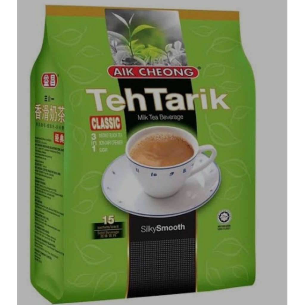 

(The Habit) Teh Tarik Instant 3in1 CLASSIC Aik Cheong Teh Tarik 600gr Isi 15 sachet ASLI IMPOR Malaysia