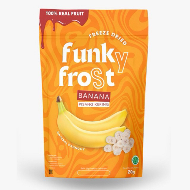 

Freeze Dried Fruit Banana 20gr