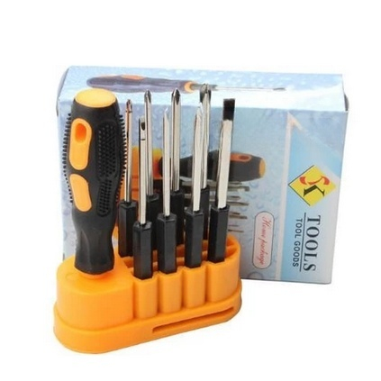 1 Set Paket Obeng Drei Perkakas Elektronik Obeng 8 In 1 Drei Reparasi Multifungsi