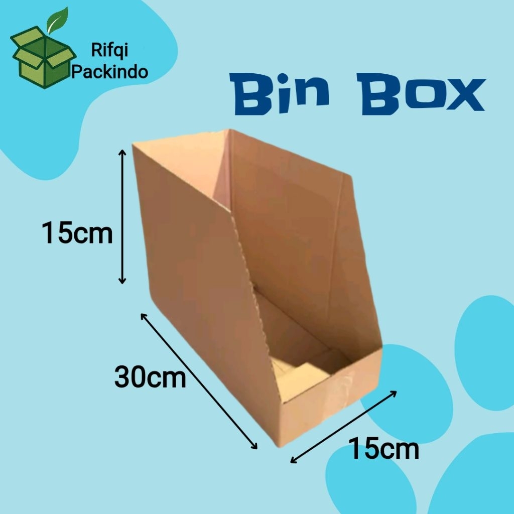 

Kardus Arsip Polos Ukuran 30x15x15cm / Bin Box / Dus Arsip / Box Arsip / Kotak Arsip / Karton