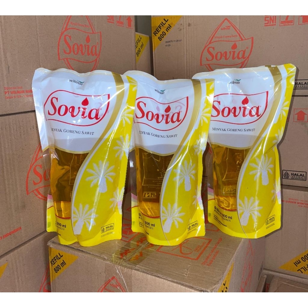

TERLARIS!!! SOVIA WILMAR 800Ml MINYAK GORENG BERKUALITAS