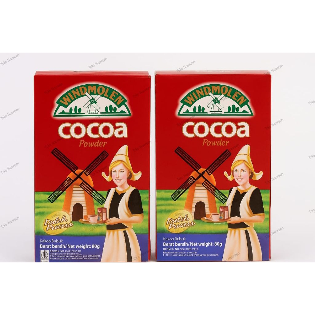 

Cokelat Bubuk Premimum | Cocoa Powder Windmolen - Vanhouten | Cocoa Powder Kemasan 80gr