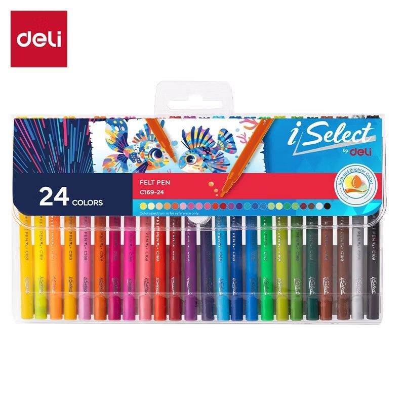 

Deli - I Select Felt Pen / Spidol 24 Warna