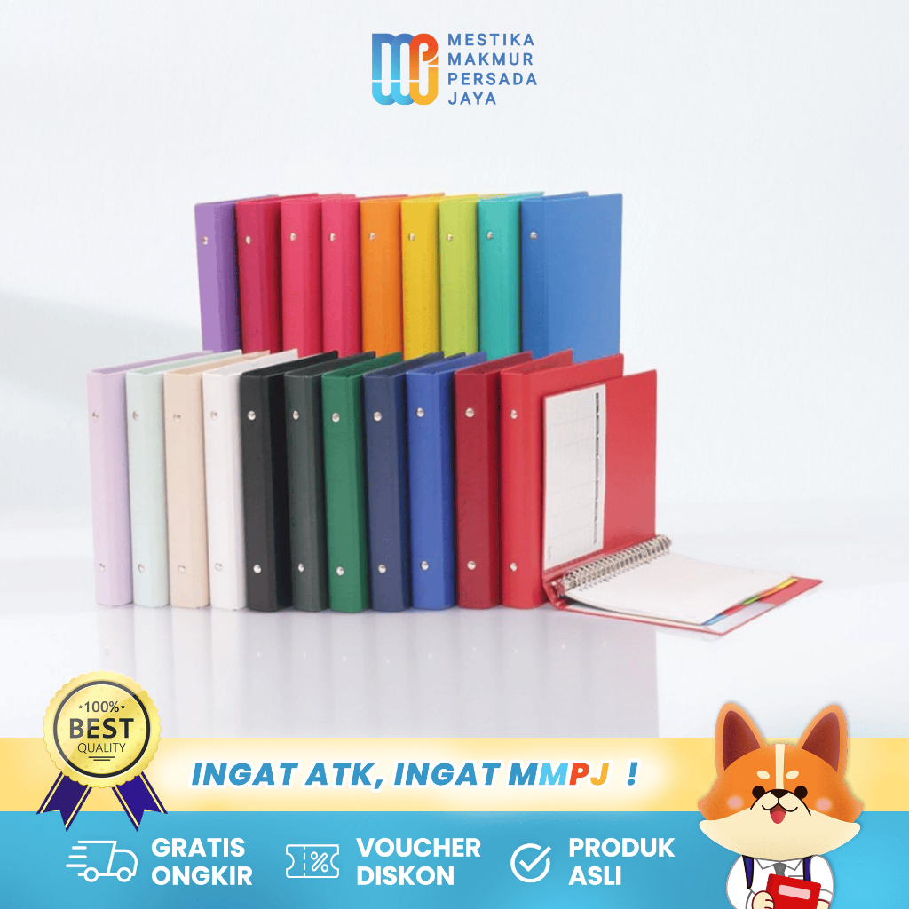 

Kts - Bantex Binder A5 B5 - NotKuliah + Kertas Binder 80 Gsm 1324/1326