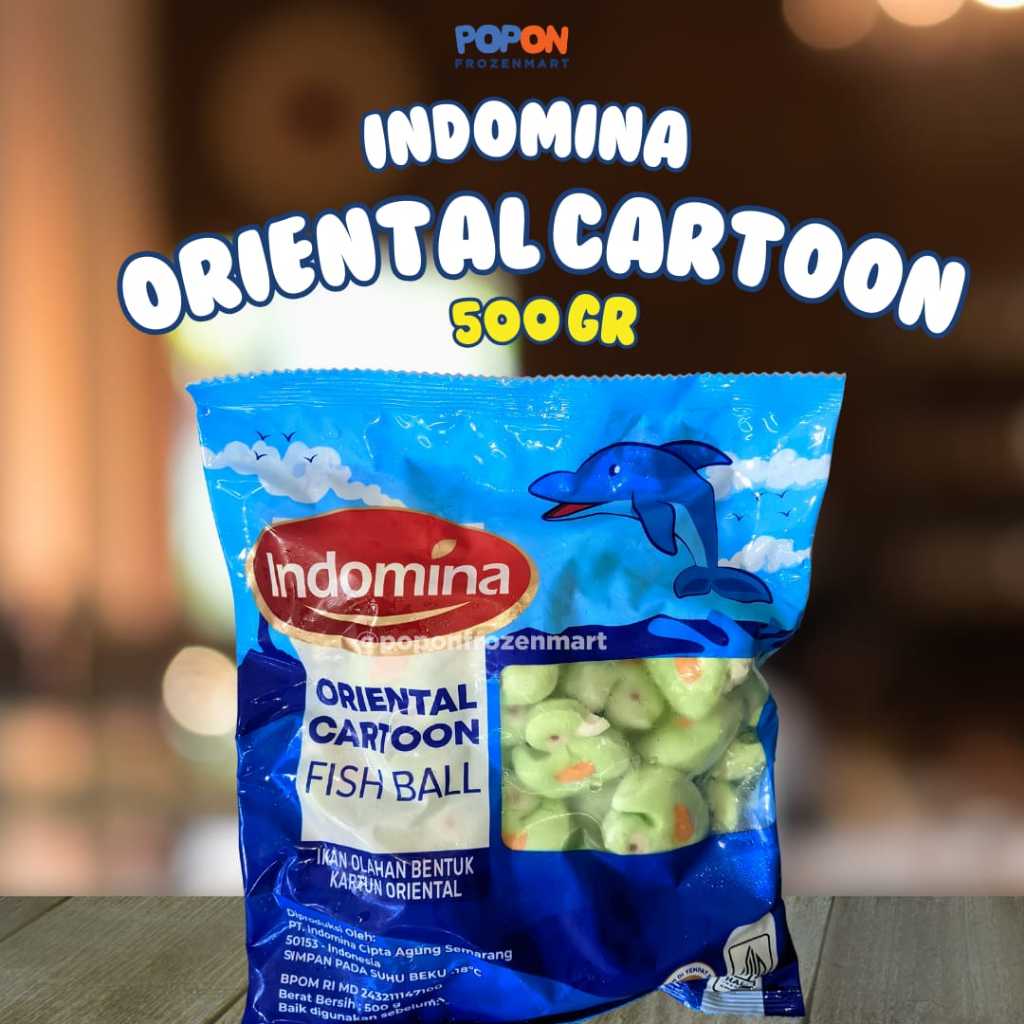 

INDOMINA ORIENTAL CARTOON FISH BALL 500GR