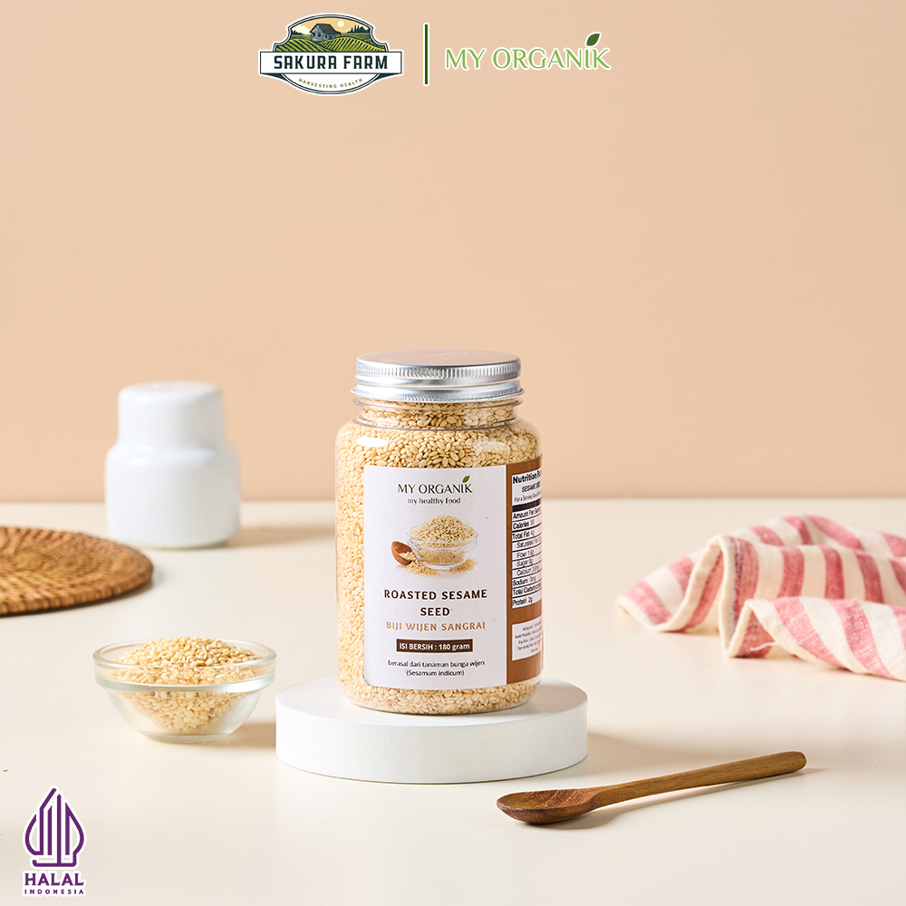 

My Organik Wijen Sangrai Roasted Sesame 60gr 110gr 180gr / Salad Dressing Wijen Sangrai
