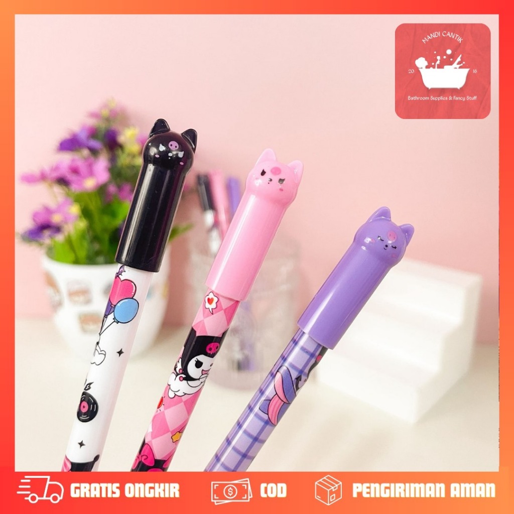 

PULPEN STANDAR KUPING KUROMI PG-2018 PEN LUCU IMUT KADO UNIK SOUVERNIR