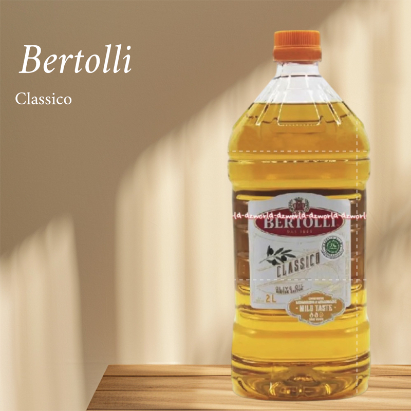

Bertolli Classico 2L Oilve Oil Minyak Zaitun Mild Taste Bertoli Olives Oils 2 Liter Cooking Oil Ber Tolli Minyak Goreng