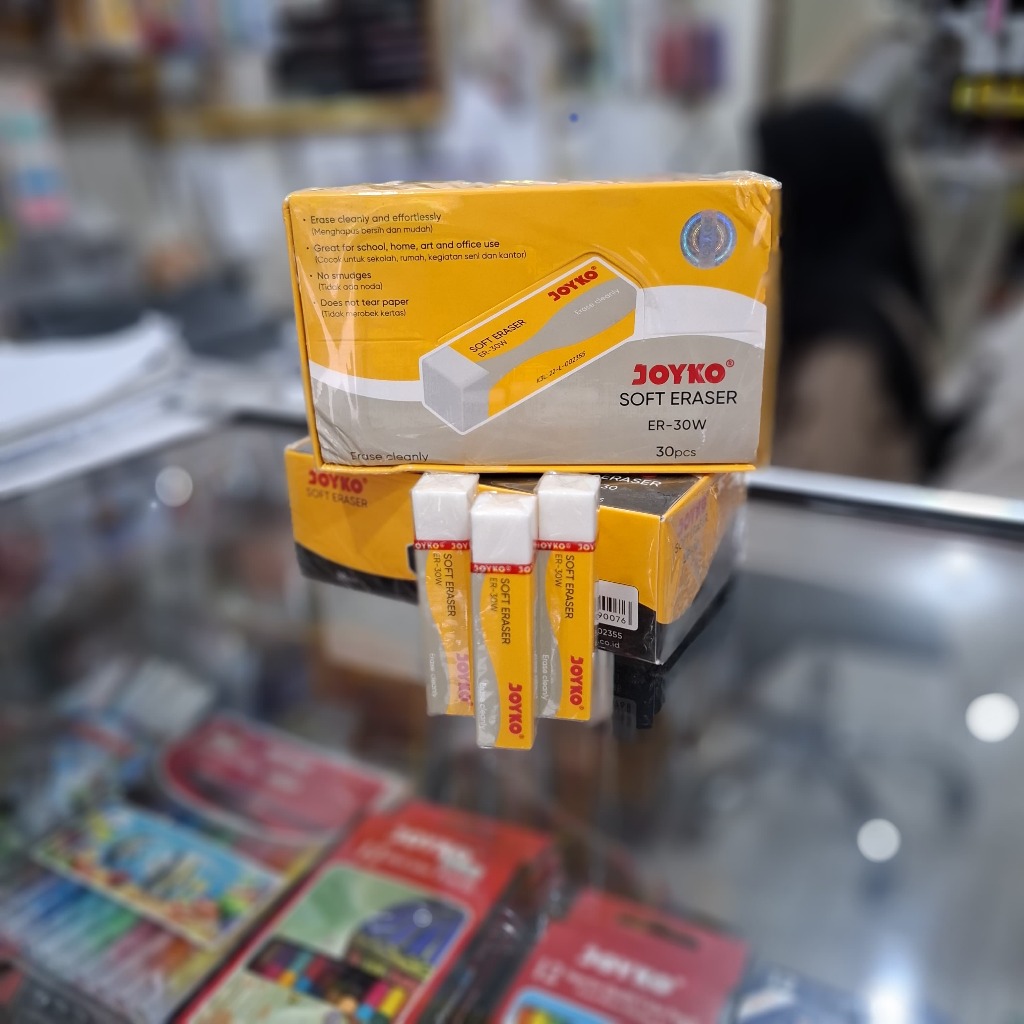 

1 Pack Penghapus Joyko kecil (B40BL) dan besar (EB-30)