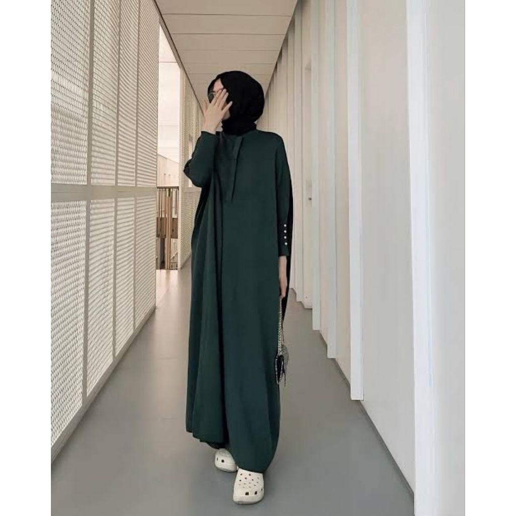 Batwing Dress Gonegani Emerald (Busui) Preloved