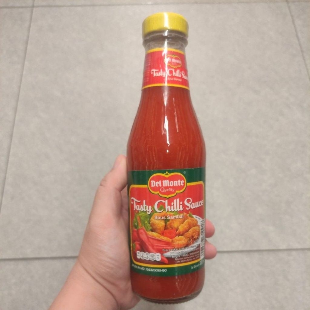 

DELMONTE TASTY CHILLI SAUCE (SAUS SAMBAL) BOTOL BELING 330mL