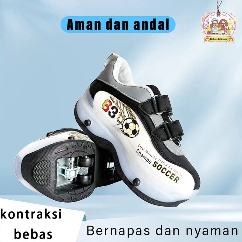 sepatu roda anak perempuan - Roda Tersembunyi Nyaman untuk Sekolah  Sepatu roda anak dewasaa
