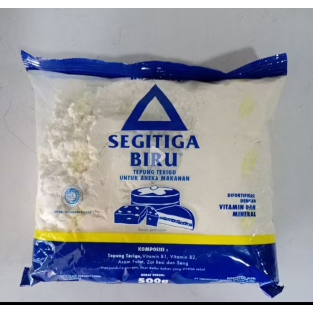 

TERIGU SEGITIGA BIRU KEMASAN 500gr
