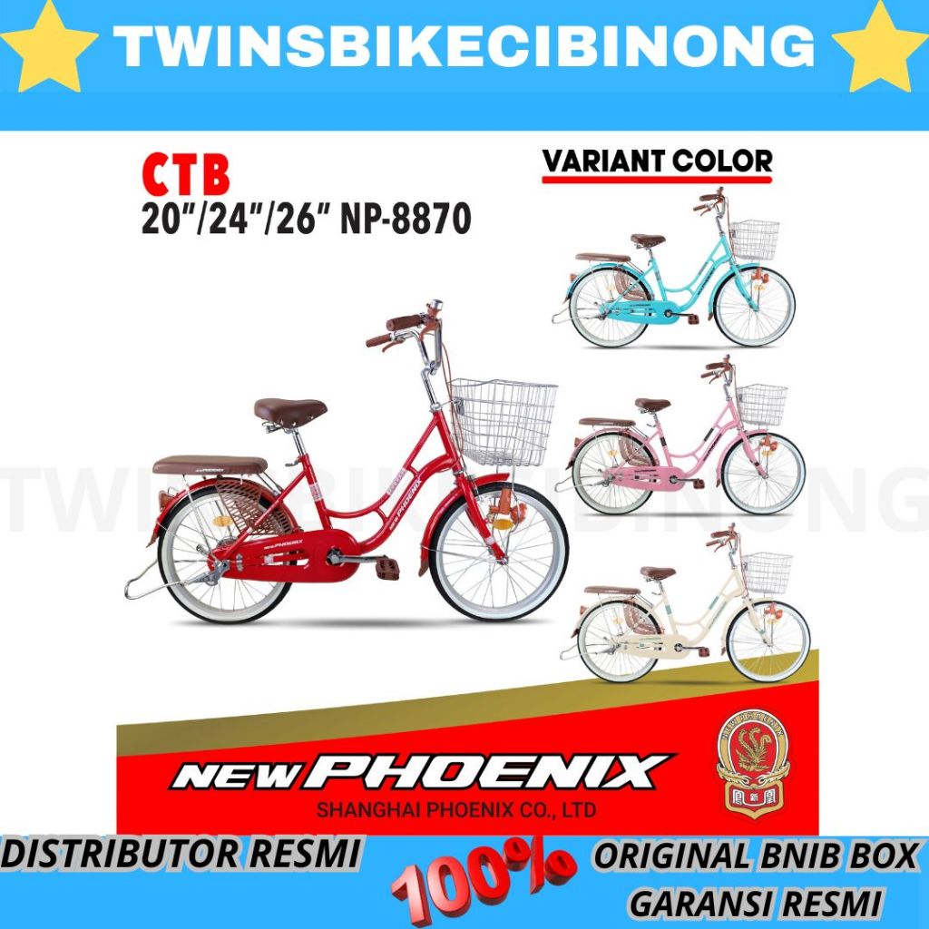Sepeda City Bike Mini 20 24 26 PHOENIX NP 8870