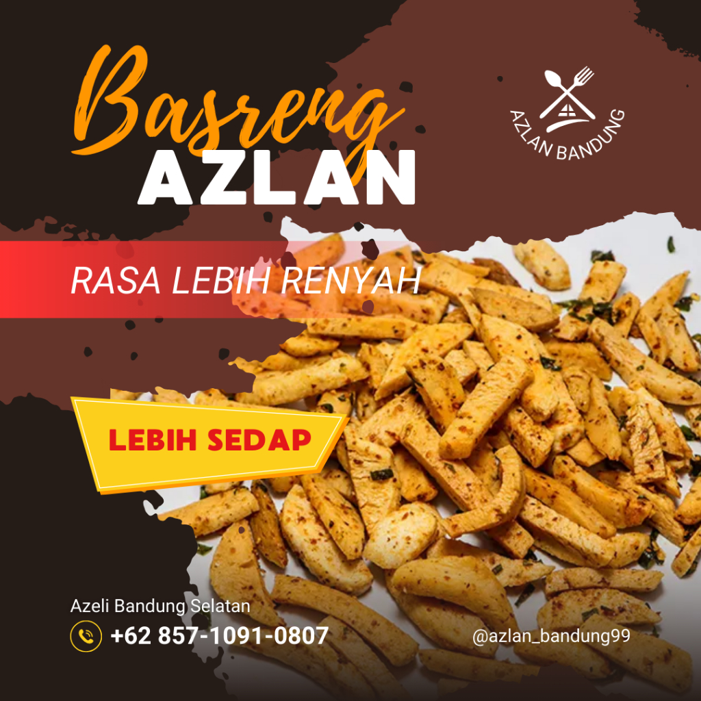 

BASRENG AZLAN 1 KG | BASO IKAN GORENG | BASRENG PEDAS | AZELI BANDUNG SELATAN