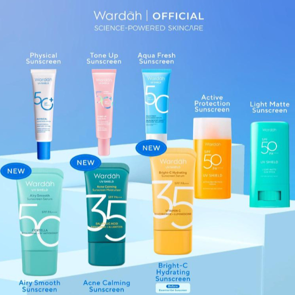 Wardah Sunscreen Gel All Varian SPF35 SPF50