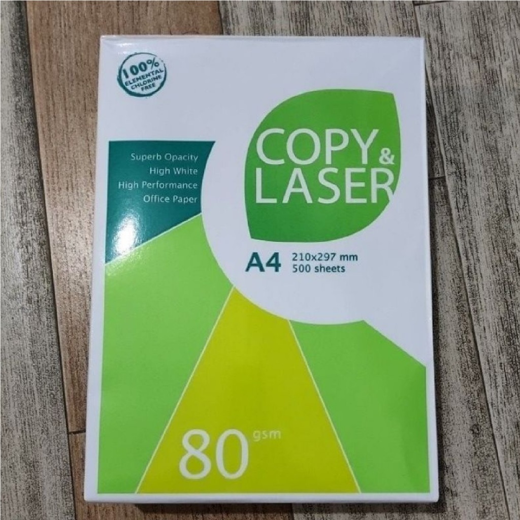 

Copy & Laser Kertas HVS A4 80 gsm (1 Rim = 500lbr)