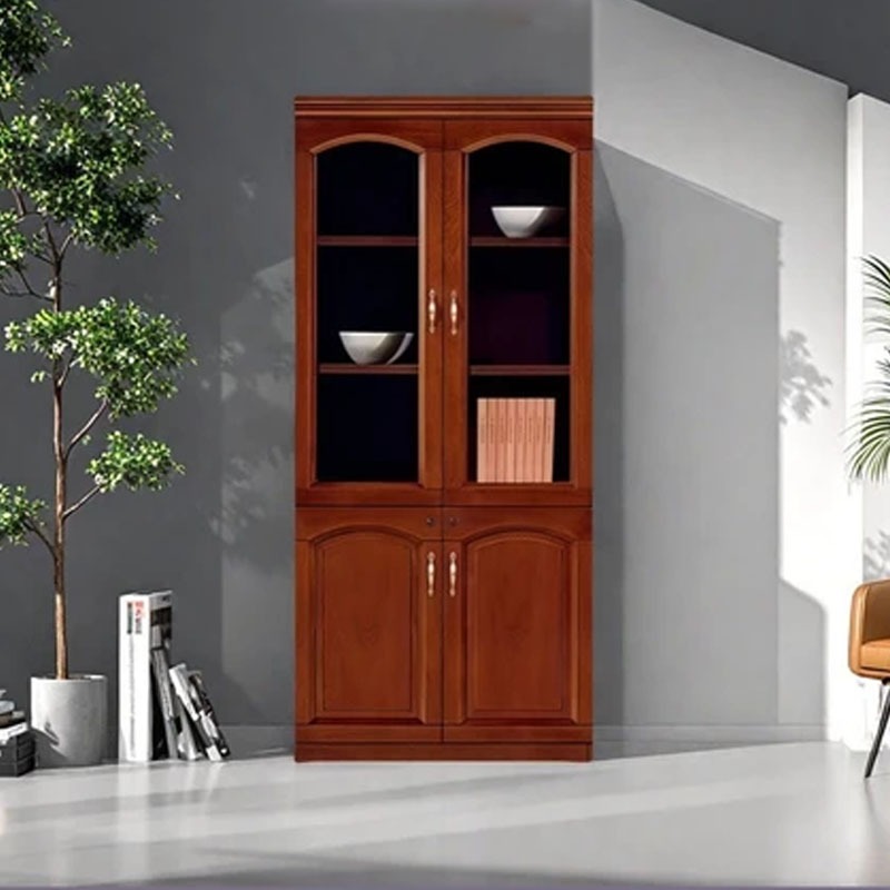 Lemari pajangan/Lemari perpustaka/Rak buku/Lemari buku/Bookcase/Lemari kayu/Lemari arsip/Lemari hias