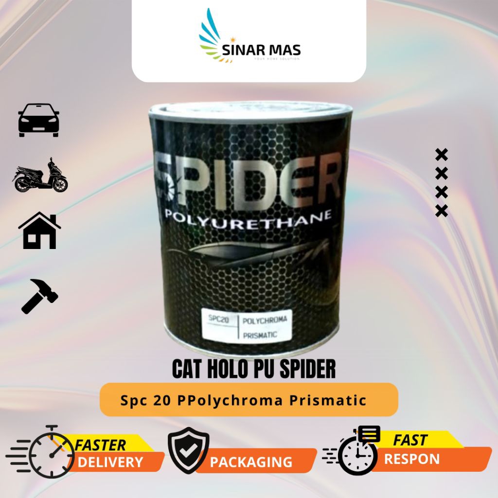 Cat Hologram PU Spider SPC20 Polychroma Prismatic