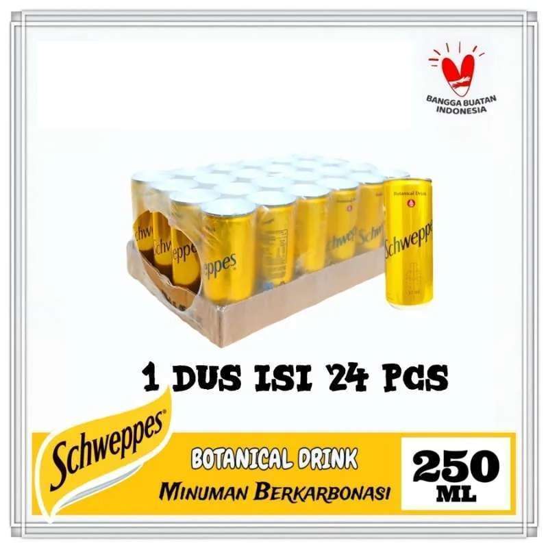 

SCHWEPPES TONIC WATER / SODA WATER, 1 dus isi 24 kaleng 250 ml
