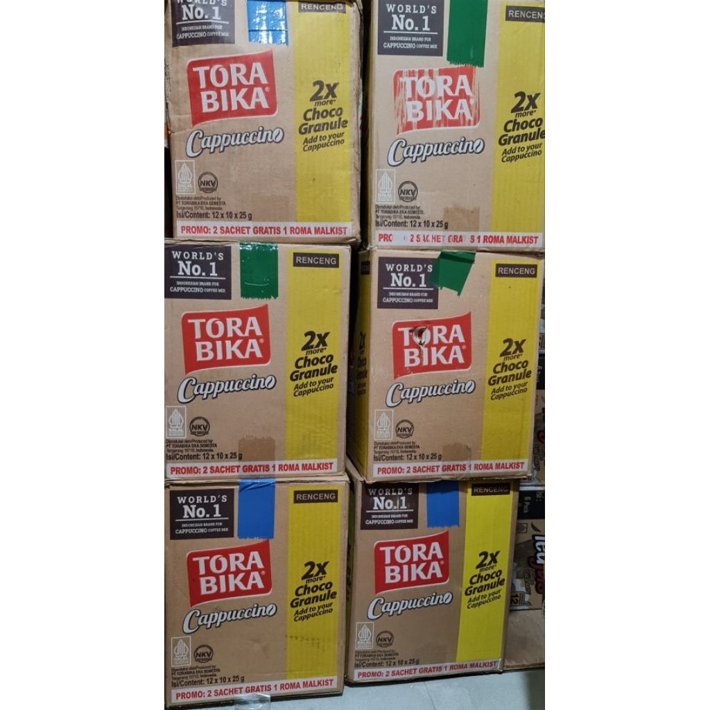 

( Gratis Malkist ) Torabika Cappucino Kopi Instan 1Dus isi 120 Sachet @20g