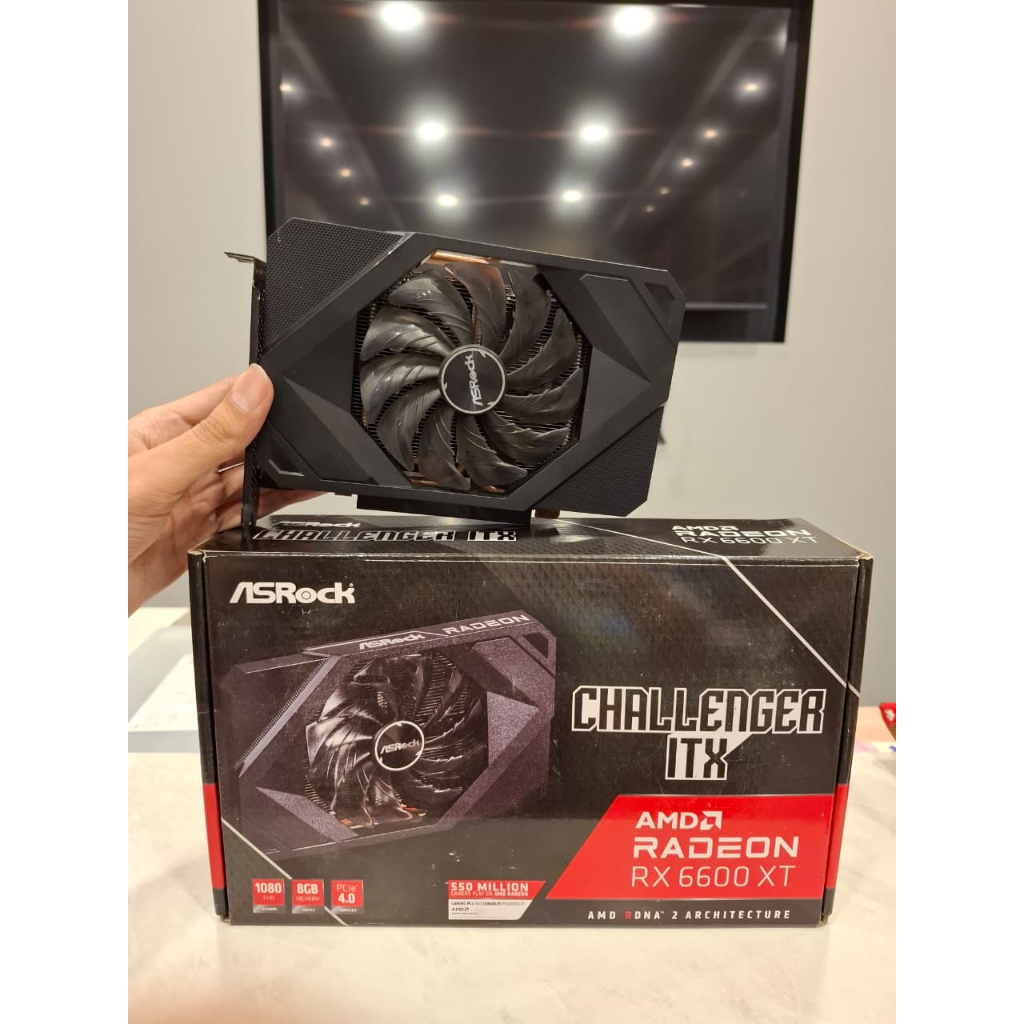 VGA AMD Asrock RX 6600 XT / RX 6600XT Challenger ITX 8GB GDDR6