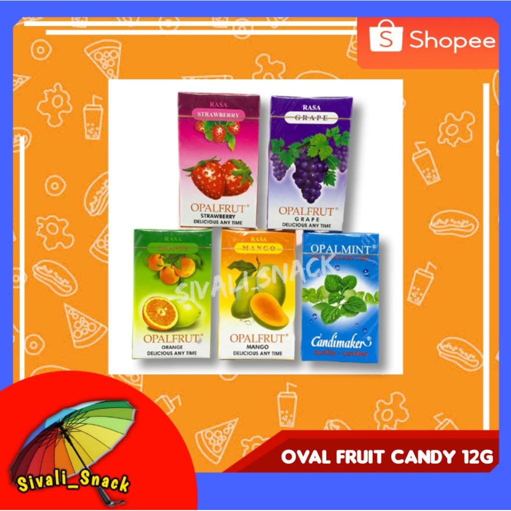

Permen Jadul OvalCandy Fruit/CandyMaker 20pcs X (12g)