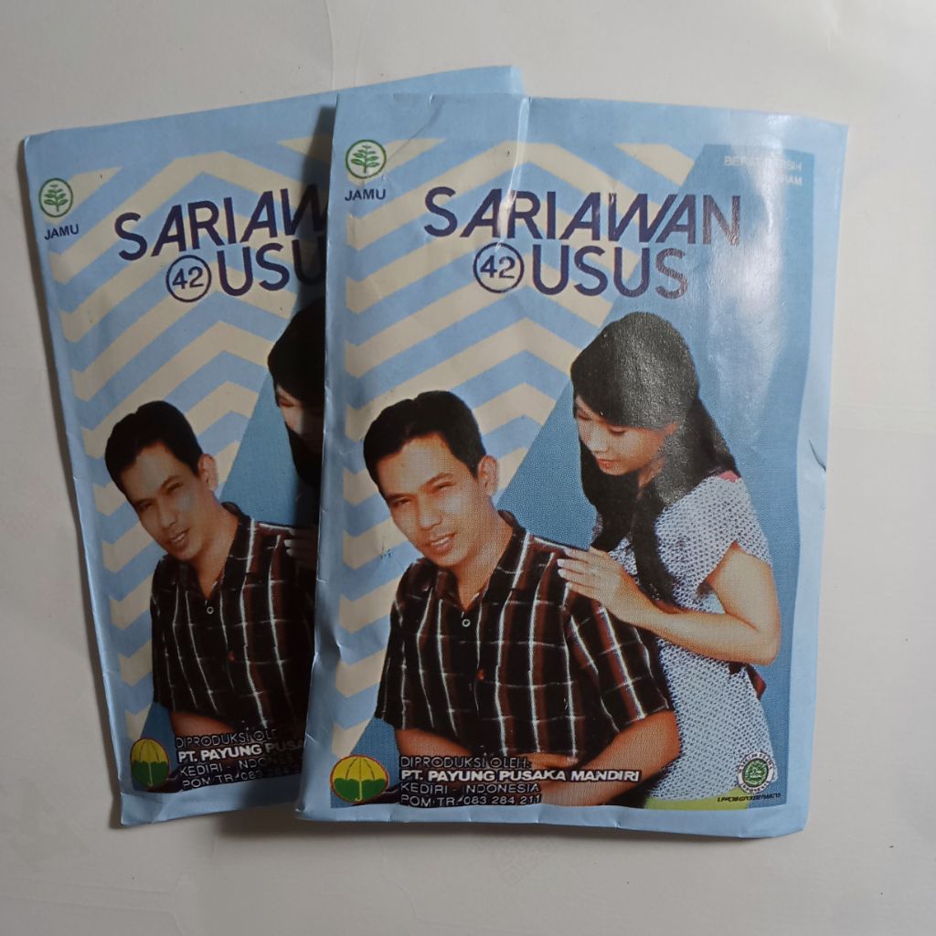 

JAMU SARIAWAN USUS CAP PAYUNG PUSAKA ISI 10 SACHETS HALAL BPOM
