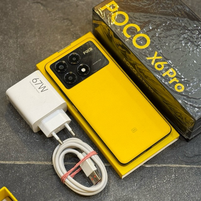 POCO X6 Pro 5G 12/512GB SECOND GARANSI RESMI