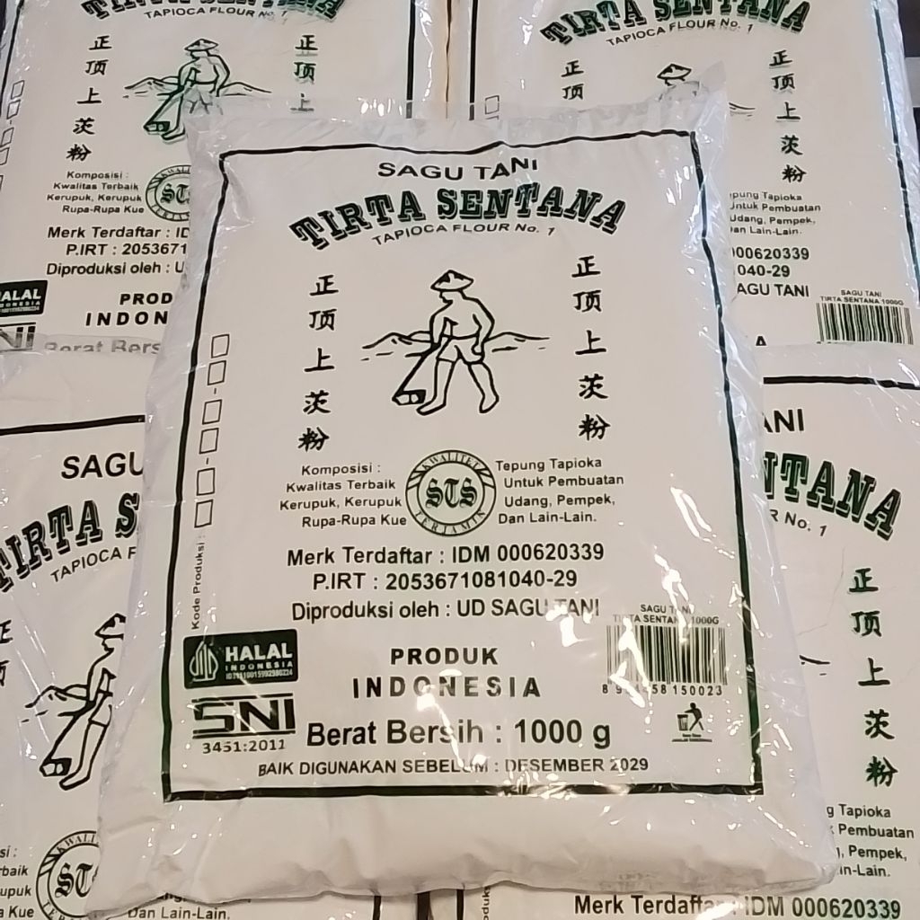 

Tirta Sentana Sagu Tani Tepung Tapioka 1kg