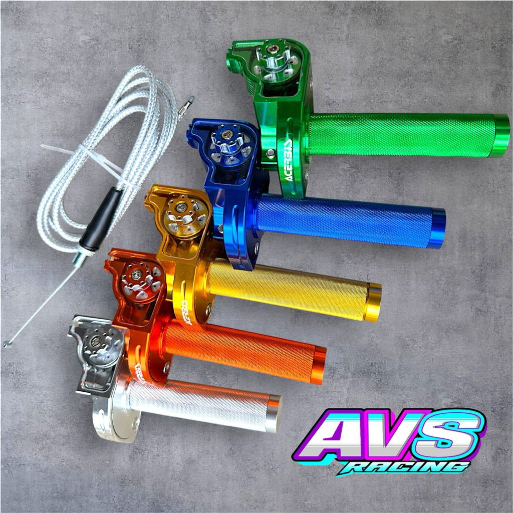 GAS SPONTAN ACERBIS V2 FULL CNC GAS KONTAN GAS SPONTAN ACERBIS 1KABEL UNIVERSAL