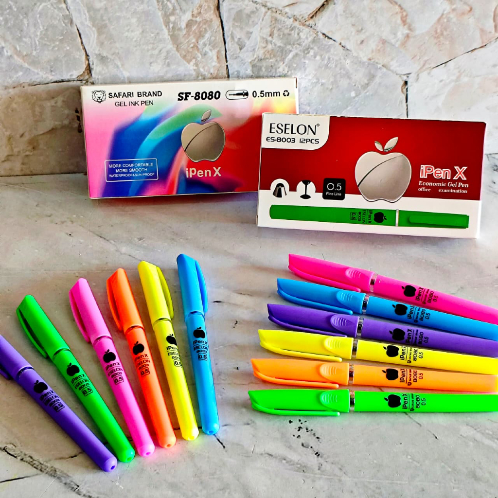 

SELUSIN ( 12 PCS ) Gel Pen Pulpen Ipen X 0.5 mm