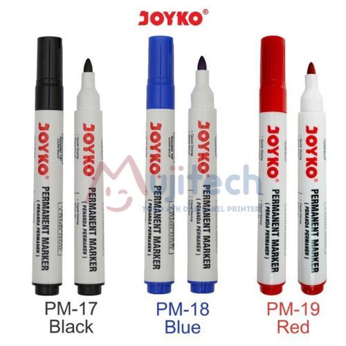 

1PACK (12 PCS) SPIDOL PERMANENT MARKER JOYKO PM 17 18 19 PERMANEN