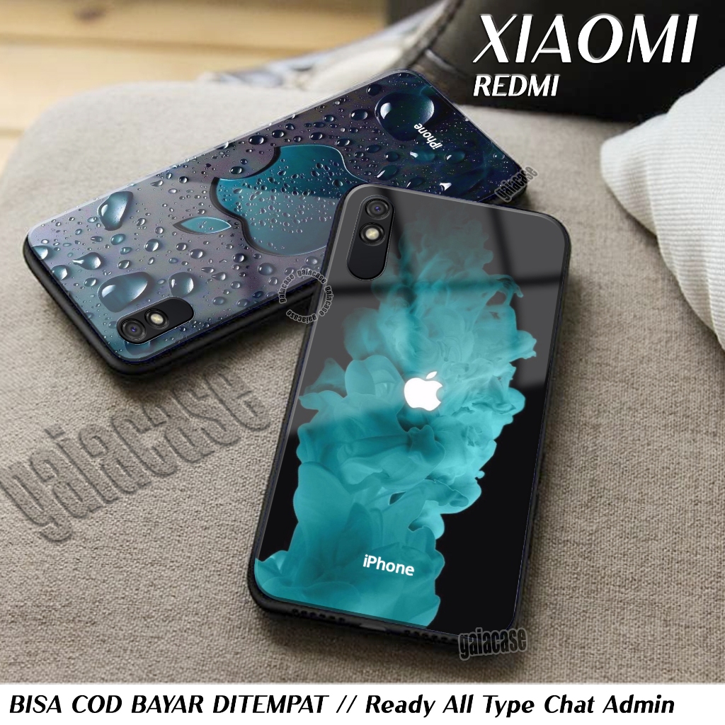 Softcase Glossy For Redmi 9A 9C 10C 10 4G 12C 13C 13 4G 14C Fashion Case LOGO IPHONE APPLE KEREN Ter