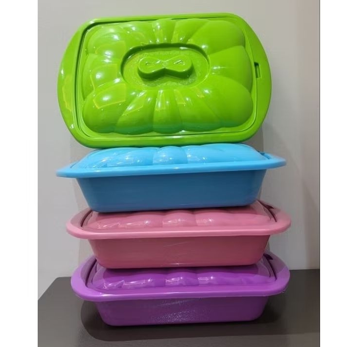 Prasmanan Segi Jumbo Wadah Sayur jumbo BPA Free 3pcs