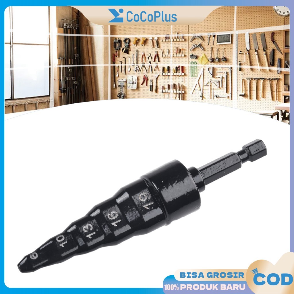 Alat Perbesar Diameter Pipa Expander Set 5 Step Drill Bit - Peralatan Pemasangan Pipa AC Tembaga/Kun
