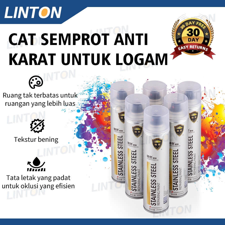 350 ML Chrome Spray Paint / Cat chrome /Anti Karat Warna Stainless  / Cat Semprot Chrome / Cat sempr