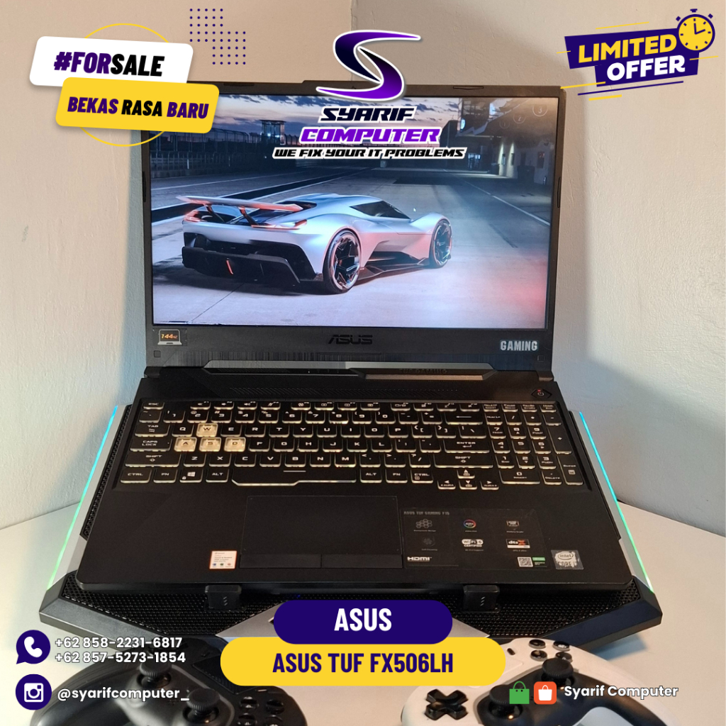 ASUS TUF FX506LH I7 GEN 10 GTX 1650