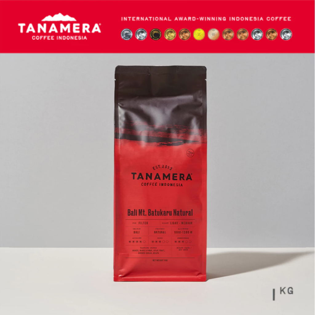 

TANAMERA COFFEE – Bali Mt. Batukaru Natural 1Kg