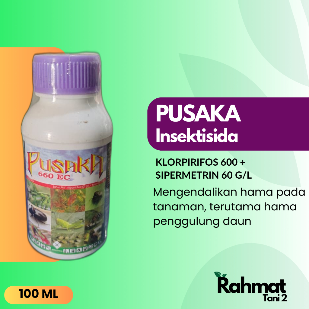 PUSAKA 660 EC Insektisida Kutu Daun 100ml/Insektisida Kutu Putih Tanaman