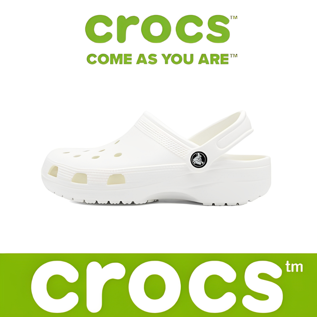 【COD✅】SANDAL CROCS DEWASA CLASSIC CLOG PUTIH 100% ORIGINAL - CROCS ORIGINAL MURAH - SANDAL CROCS UNI