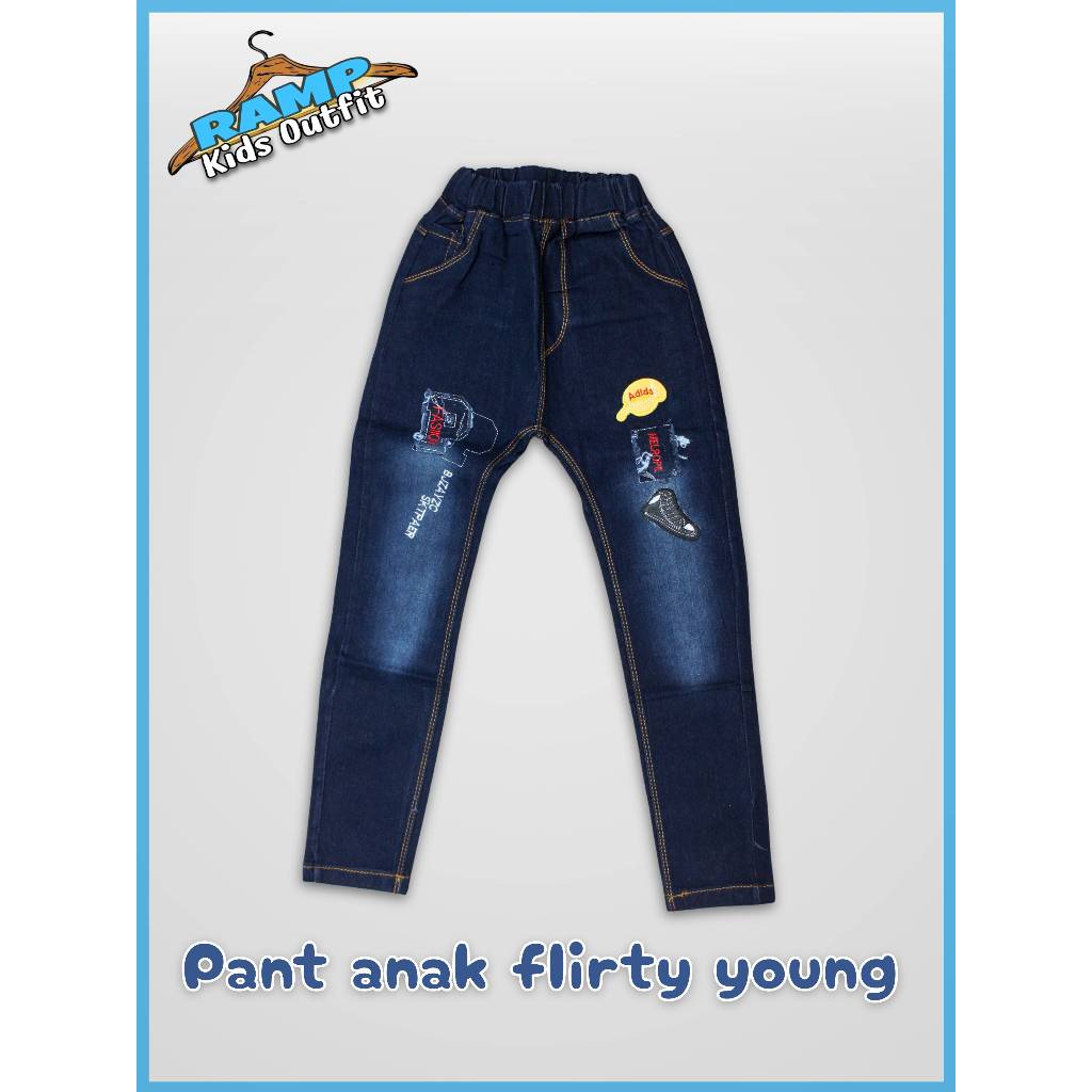 celana jeans denim anak  | Pants anak flirty young ball 550-77